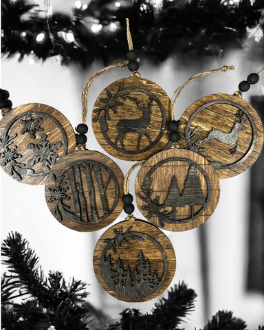 Woodland Ornament Set